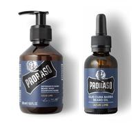 Proraso Kit Azur Lime - Detergente Barba 200ml + Olio Cura Barba 30ml