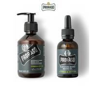 Proraso Kit Cypress & Vetyver - Detergente Barba 200ml + Olio Cura Barba 30ml