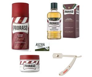 PRORASO KIT RASATURA BARBA RED
