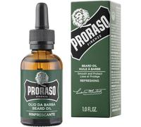 Proraso Olio Barba Rinfrescante, 30ml, Olio da barba uomo nutriente dalla profumazione fresca e balsamico, Ideale per barba lunga, Made in Italy
