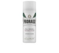 PRORASO White Shaving Foam schiuma da barba con tè verde e fiocchi d'avena 50 ml uomo