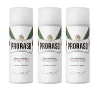 Proraso Schiuma Da Barba Per Pelli Sensibili Con Avena e Te' Verde 3pz 400ml