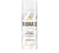 PRORASO White Shaving Foam schiuma da barba con tè verde e fiocchi d'avena 50 ml uomo