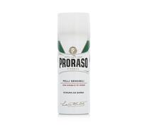 PRORASO White Shaving Foam schiuma da barba con tè verde e fiocchi d'avena 50 ml uomo
