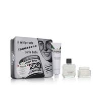 PRORASO White confezione regalo balsamo dopobarba White 100 ml + crema prebarba 100 ml + crema da barba White 150 ml + scatola in metallo uomo
