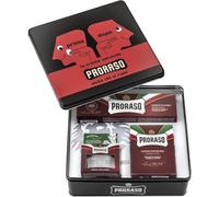 Proraso Set Vintage Selection Barbe Dure, Set regalo uomo con Crema Pre Barba 100 ml, Sapone Barba 150 ml e Balsamo Dopobarba 100 ml, Cofanetto regalo uomo rasatura, Set regalo natale Made in Italy