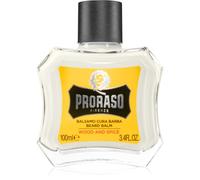Proraso Balsamo Cura Barba Wood and Spice, 100ml, Balsamo barba uomo per nutrire e ammorbidire la pelle ottenendo immediato sollievo, Made in Italy
