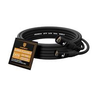 PRORECK SFTP PR-C6B-20 - Cavo Ethernet CAT6 a doppia schermatura, con connettori RJ45 EtherCON, 6,1 m, ad alta velocità, ideale per sistemi audio Pro, studio e spettacoli dal vivo