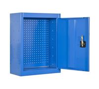 PROREGAL Armadio portautensili sospeso AMEGO | AxLxP 65x50x27,5cm | metallo | Chiusura con serratura | Blu | Armadio da officina