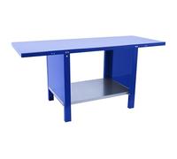 PROREGAL Banco da lavoro BUFFALO METAL | AxLxP 83x180x73cm | Portata 700kg | Grigio | Tavolo da lavoro
