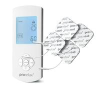 prorelax Tens/Ems Duo Comfort, Dispositivo Elettrostimo Lazione, 2 Terapie con un Solo Dispositivo, Terapia Naturale contro il Dolore Cronico e per Lo Sviluppo Muscolare, Display Illuminato