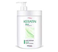 Prosalon - Maschera professionale per capelli alla cheratina con complesso vitaminico per capelli secchi e danneggiati, 1000 g