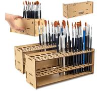 PROSCALE 2x Supporto Pennelli da Modellismo. Organizzatore Pennelli Hobby Artigianato Compatibile Vallejo Army Painter Citadel Soluzione Stoccaggio Miniature Warhammer
