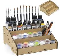 PROSCALE Organizer Porta Bottiglie di Colori acrilici per modellismo. Espositore Postazione per Miniature Warhammer Pittura Citadel (Modello B)