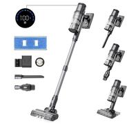 Proscenic P11 Mopping Scopa senza fili Aspirapolvere con Mocio 400 W Nero