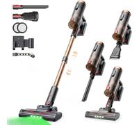 Proscenic P11 Ultra Aspirapolvere senza Fili Potente 500W/50Min/50KPA, Scopa Elettrica senza Fili con Spazzola Anti-Groviglio, Display LED, Batteria Rimovibile, per Pavimenti/Tappeti/Peli