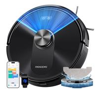 Proscenic Q10 Robot Aspirapolvere Lavapavimenti con Mappatura, Robot Pavimenti 8000Pa 200min, LiDAR Intelligente, Controllo APP/Alexa/WiFi/Siri/IFTTT, Ideale per Pulizia Domestica/Peli Animali