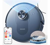 Proscenic Q8 Robot aspirapolvere con funzione di pulizia 4200Pa 200 min aspirapolvere robot potente navigazione laser con 5 schede, controllo tramite app Alexa Siri IFTTT, per pavimenti, tappeti, peli