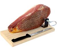 Prosciutto Crudo Serrano Spagnolo Stagionato e Disossato (Jamon Serrano) + Porta Prosciutto + Coltello 1 Kg (Mini) Jamonprive