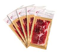 Prosciutto Iberico di Cebo 50% Razza Iberica Disossato - Stagionato 24-36 Mesi - Sapore Intenso - EIbérico (Confezione da 5)