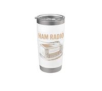 Prosciutto Radio Tipo Di Intelligente Persone Amatoriali Radio Prosciutto Operatore Bicchiere termico in acciaio inox doppia parete