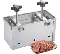 Prosciutto Stampo pressa, Stampo per Pressione di Carne in Acciaio Inossidabile, Produttore di tortino di Hamburger con Dispositivo di pressurizzazione a Doppia Vite, per ripieno, Hamburger (Size:1KG)