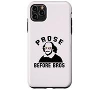 PROSE BEFORE BROS William Shakespeare Funny Book Meme Custodia per iPhone 11 Pro Max