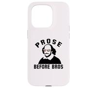 PROSE BEFORE BROS William Shakespeare Funny Book Meme Custodia per iPhone 15 Pro