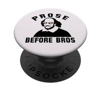 PROSE BEFORE BROS William Shakespeare Funny Book Meme PopSockets PopGrip Adesivo