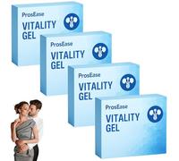 Prosease Vitality Gel, Proease Performance Gel, Herbionyx Crema rivitalizzante da uomo, Migliora l'energia, Sicuro, delicato e ad azione rapida, Facile da usare (4pcs)