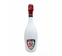 Prosecco, Cagliari Calcio, Vino Spumante, Extra Dry, Bottiglia Edizione Limitata, da Collezione, 750 ml, Idea Regalo Tifosi Sardi, Gadget Sardegna