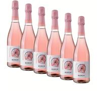 Prosecco D.O.C. Millesimato Rosè Brut | Glera e Pinot Nero | Gusto Fresco con Note Fruttate | 6x750 ml
