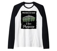 Prosecco Day Festa del Vino Bianco Frizzante dal Friuli Maglia con Maniche Raglan