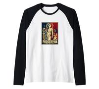 Proserpina Melograno Dea Romana degli inferi Maglia con Maniche Raglan