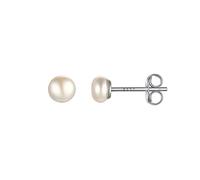 PROSILVER 1/3 Paia Orecchini Donna con Perla Bianca d'Acqua Dolce Vere, 4/6/8mm Orecchini Argento 925 Bottone Donna Perle Vere Stud Earring con Confezione Regalo-PROSILVER
