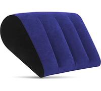Prosixtoy Cuscino a Cuneo Portatile Cuscino Gonfiabile - Cuscini per le Gambe Cuscino a Cuneo per Dormire, Elevazione delle Gambe, Cuscino per Letto, Viaggi, Campeggio, Deflazione Rapida (Blu)