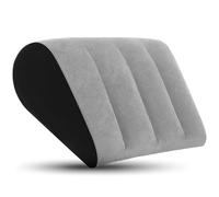 Prosixtoy Cuscino a Cuneo Portatile Cuscino Gonfiabile - Cuscini per le Gambe Cuscino a Cuneo per Dormire, Elevazione delle Gambe, Cuscino per Letto, Viaggi, Campeggio, Deflazione Rapida (Grigio)
