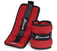 ProsourceFit Adjustable Ankle, Pesi per Caviglia e Polso Unisex-Adult, Red, One Size
