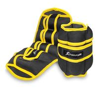 ProsourceFit Ankle/Wrist and Arm/Leg Weights Set of 2, Adjustable Strap 1 lb-5 lb, Adjustable Weight 15 lb, 10 lb, 7 lb for Men and Women