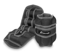 ProsourceFit Ankle/Wrist and Arm/Leg Weights Set of 2, Adjustable Strap 1 lb-5 lb, Adjustable Weight 15 lb, 10 lb, 7 lb for Men and Women