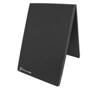 ProsourceFit Bi-Fold Folding Thick Exercise Mat 6’x2’ with Carrying Handles for MMA, Gymnastics Core Workouts, Black