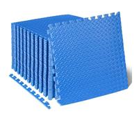 ProsourceFit Exercise Puzzle Mat, EVA Foam Interlocking Tiles Protective and Cushion Flooring for Gym Equipment, Exercise and Play Area