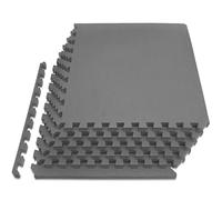 ProsourceFit Extra Thick Puzzle Exercise Mat ¾” and 1", EVA Foam Interlocking Tiles for Protective, Cushioned Workout Flooring for Home and Gym Equipment