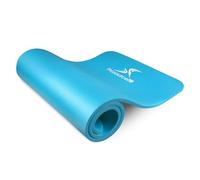 ProsourceFit ps-2003-mat-aqua-ffp, Tappetini Extra Spessi per Yoga e Pilates, 1,27 cm e 2,5 cm Unisex-Adulto, Aqua, 1/2"