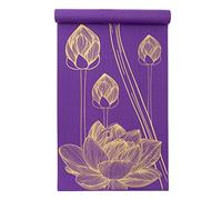 ProsourceFit Floret Yoga Mat 3/16" (5mm) Thick Workout Surface with Exclusive Printed Designs for Stylish Comfort, Stability, And Balance; Non-Slip Option for Yoga And Pilates