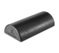 ProsourceFit High Density Half-Round Foam Rollers for Body Conditioning, Pilates, Yoga, Stretching, Balance & Core Exercises, 12x3 inch, Black