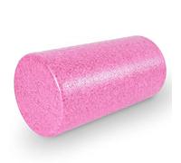 ProsourceFit High Density Foam Rollers 12 - inches long, Firm Full Body Athletic Massage Tool for Back Stretching, Yoga, Pilates, Post Workout Muscle Recuperation, Pink