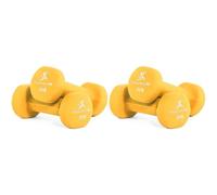ProsourceFit Neoprene, Manubri Unisex-Adult, Giallo, 2 Lb (Confezione da 2)