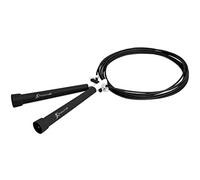 ProsourceFit Speed Jump Rope 10’ Adjustable Length, Super Fast Turning for Cardio, Boxing, Black