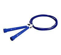 ProsourceFit Speed Jump Rope 10’ Adjustable Length, Super Fast Turning for Cardio, Boxing, Blue